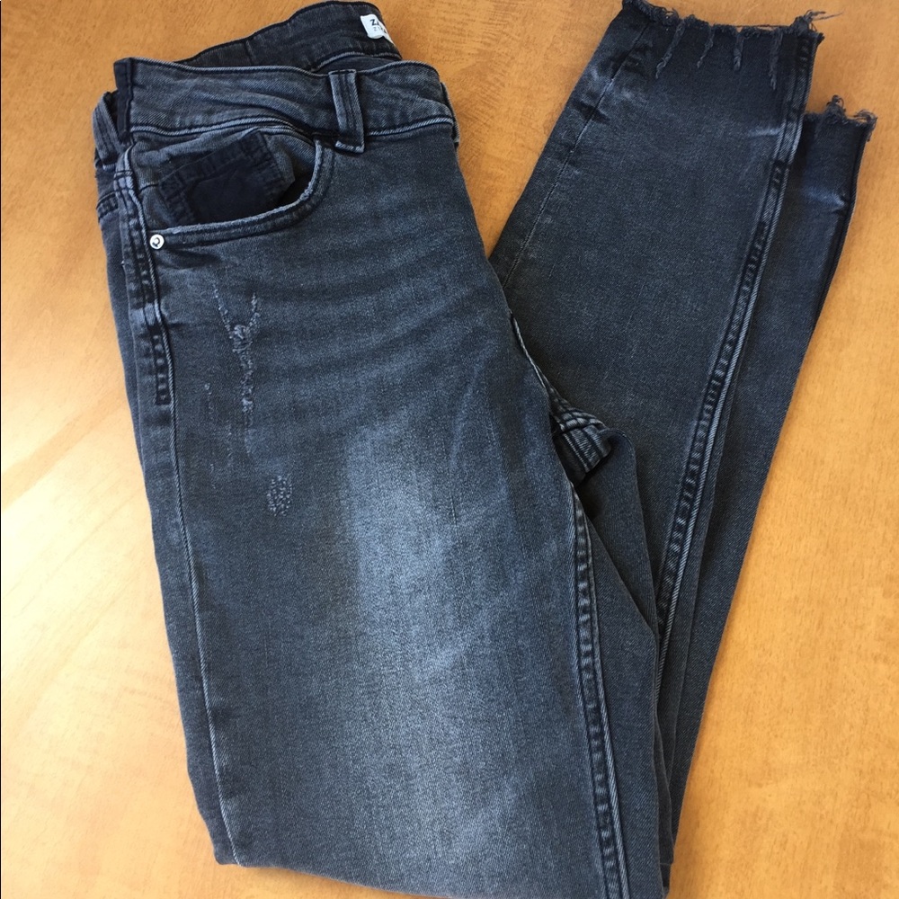 Zara Faded Gray Jeans